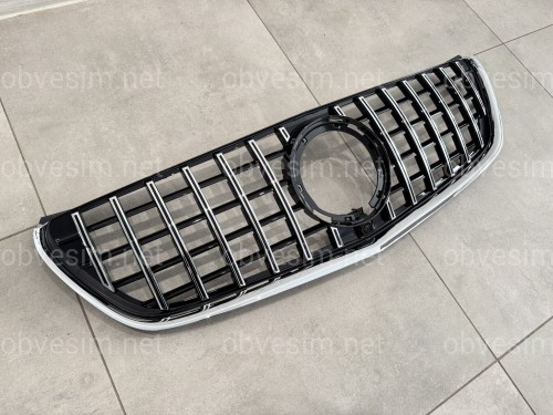 Решетка радиатора GT CHROME Mercedes Benz V-class W447 2020-2023 ДЛЯ AMG