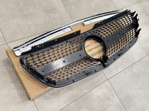 Решетка радиатора DIAMOND BLACK Mercedes Benz Vito W447 2014-2019