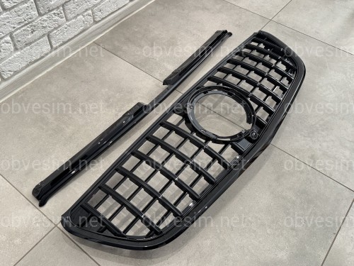 Решетка радиатора GT BLACK Mercedes Benz Vito W447 2020-2023