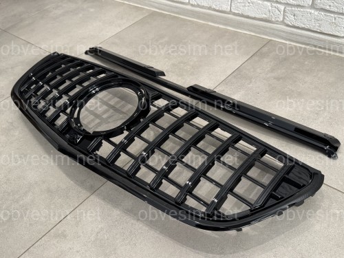 Решетка радиатора GT BLACK Mercedes Benz Vito W447 2020-2023