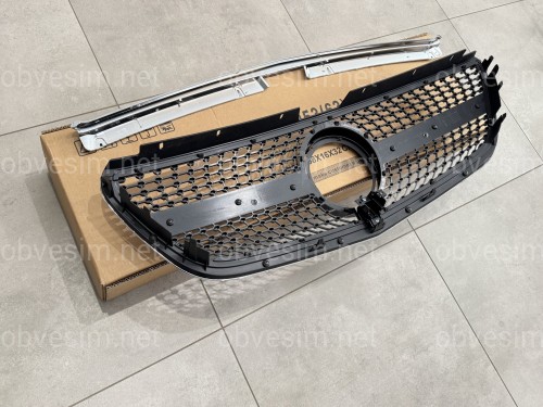 Решетка радиатора DIAMOND BLACK Mercedes Benz Vito W447 2020-2023