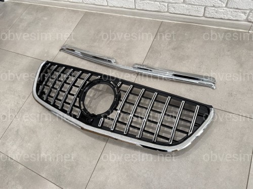 Решетка радиатора GT CHROME Mercedes Benz Vito W447 2020-2023