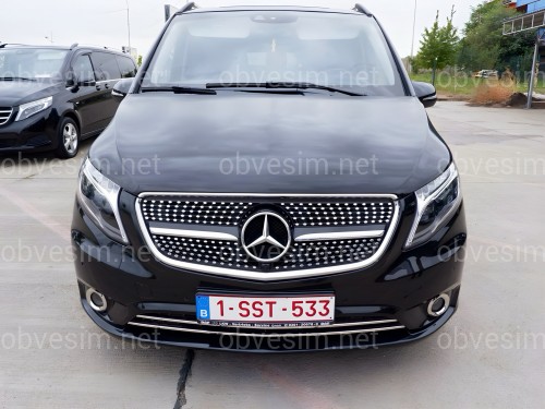 Решетка радиатора DIAMOND BLACK Mercedes Benz Vito W447 2020-2023