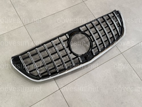 Решетка радиатора GT CHROME Mercedes Benz V-class W447 2014-2019 ДЛЯ AMG И ОБЫЧНОГО