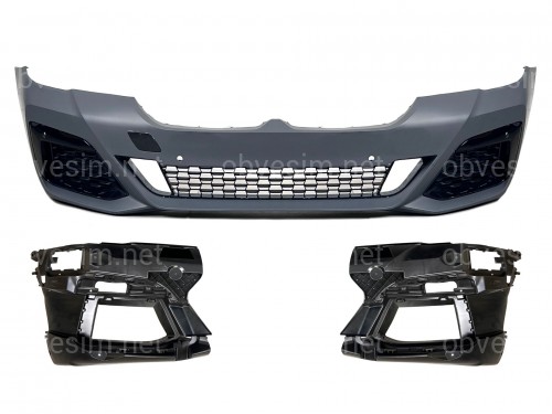 Передний бампер M Paket BMW 5 Series G30 G31 LCI 2020-2023