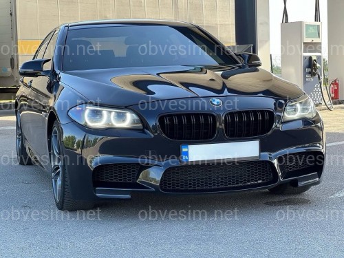 Передний бампер в сборе стиль M5 стиль для BMW 5 Series F10 F11 2010-2016 ПОД ПАРКТРОННИКИ