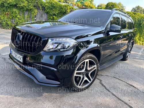 Рестайлинг комплект обвеса GLS63 AMG для Mercedes-Benz GL class X166 2012-2015