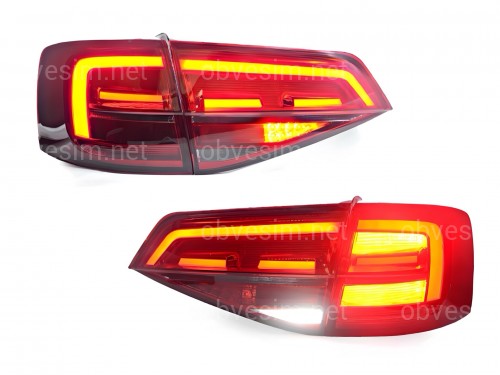 Задние LED фонари  Volkswagen Jetta 6 рестайлинг 2014-2018
