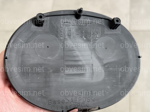 Эмблема черная ПОД ДИСТРОННИК 5314133170 Lexus CT NX ES IS RX 163ММ