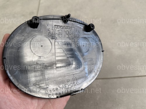 Эмблема гибрид синяя ПОД ДИСТРОННИК 5314133180 Lexus CT NX ES IS RX 163ММ