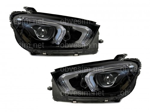 Фары Full LED Mercedes GLE-Class W167 C167 2019-2022 комплектные с блоками 2шт.