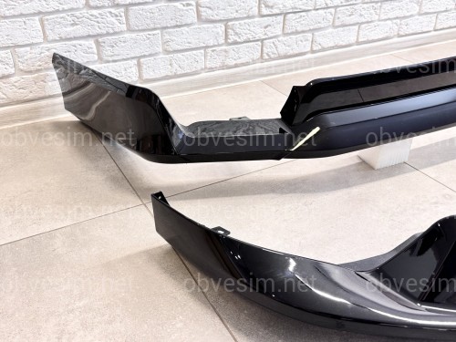 Обвес ONYX BLACK Toyota Land Cruiser Prado 150 2018-2023 цвет черный 202, юбка передняя, задняя, накладки птф