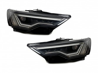 FULL LED фары для AUDI A6 C8  2018- 2шт. комплектные с блоками