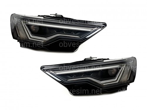 FULL LED фары для AUDI A6 C8  2018- 2шт. комплектные с блоками