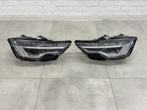 FULL LED фары для AUDI A6 C8  2018- 2шт. комплектные с блоками