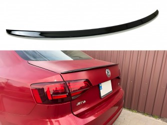 Спойлер лип Volkswagen Jetta 6 2010-2017 ABS пластик, цвет черный глянец