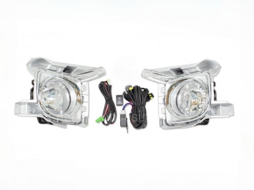 Противотуманные фары Toyota Land Cruiser 200 рестайлинг 2012 (полный установочный комплект)