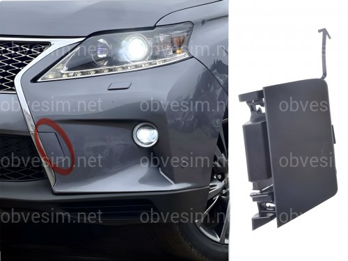 Заглушка буксира для бампера F-SPORT Lexus RX 2012-2015 левая сторона 5212848913