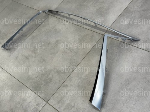 Хром рамка решетки (полуматовый как оригинал) Lexus RX 2015-2019  5312148130