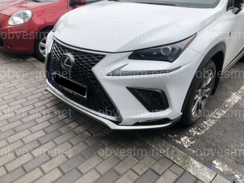 Бампер  F-Sport рестайлинг 2018+ для Lexus NX 2014-2021