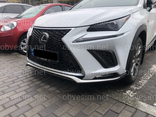 Бампер  F-Sport рестайлинг 2018+ для Lexus NX 2014-2021