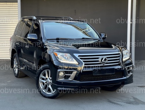 Передняя юбка F-Sport для LX570 2012-2015 цвет черный