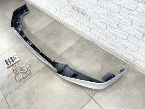 Передняя юбка F-Sport для LX570 2012-2015 цвет белый