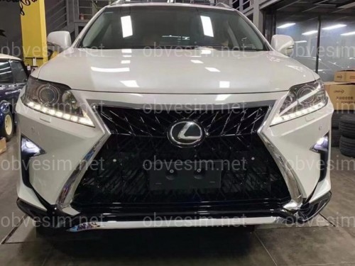 Обвес бампер передний Lexus RX 2012-2015 TRD в стиле 2016+