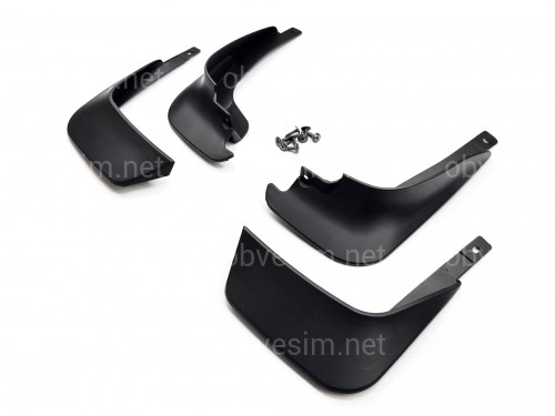 Брызговики Toyota Yaris 1999-2004 комплект 4 шт.