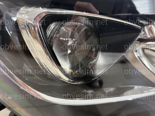 FULL LED фары Mercedes CLA-Class C117 2013-2018 комплектные с блоками 2шт., АПГРЕЙД ГАЛОГЕН В LED