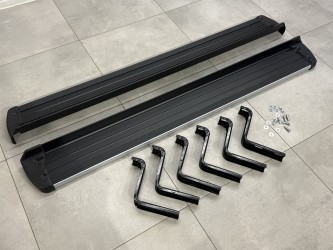 Пороги боковые OEM подножки Mitsubishi L200 2015-