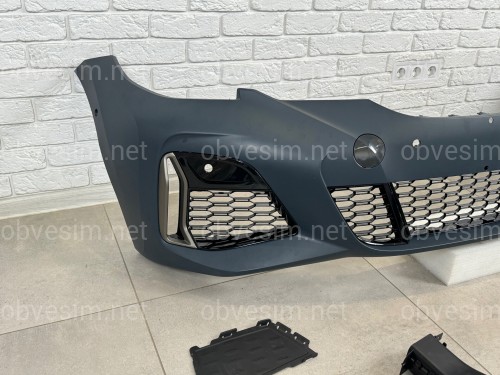 Передний бампер в сборе с ноздрями M 340i BMW 3 series G20 G21 2019-2022