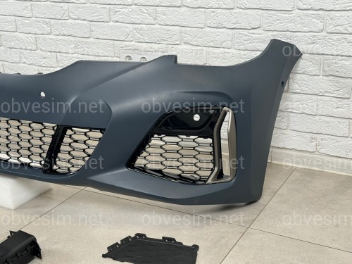 Передний бампер в сборе с ноздрями M 340i BMW 3 series G20 G21 2019-2022