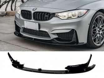 Юбка переднего бампера юбка M3 для BMW 3 series F30 F31 2012-2018 абс пластик, черный глянец