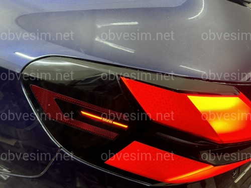 Фонари стопы LCI 2023+ рестайлинг для BMW X5 G05 2018-2022 4шт С НАДПИСЬЮ BMW