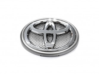 Эмблема с подиумом Toyota Land Cruiser Prado 150 2013-2017, цвет серый