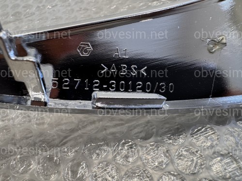 Правый хром решетки 5271230120/30 для Lexus GS 2016-2020