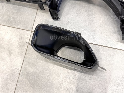 Диффузор заднего бампера + насадки выхлопа M-Performance М340 BMW 3 series G20 LCI 2022-