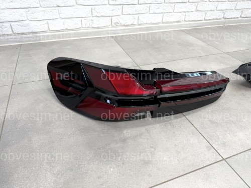 Фонари стопы LCI 2023+ рестайлинг для BMW X5 G05 2018-2022 4шт С НАДПИСЬЮ BMW