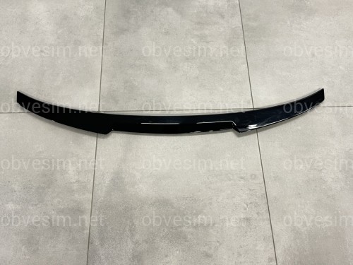 Спойлер лип M4 BMW 4 series F32 2013-2020 ABS пластик, черный глянец