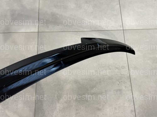 Спойлер лип M4 BMW 4 series F32 2013-2020 ABS пластик, черный глянец