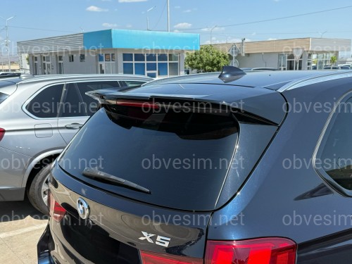 Спойлер на крышку багажника Paradigma BMW X5 F15 2013-2018, цвет черный глянец