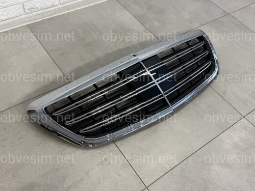 Решетка радиатора AMG под радар для Mercedes-Benz S-class W222 2013-2020