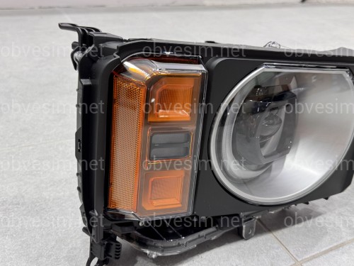 Фары ROUND LED Toyota Land Cruiser Prado 250 2024-, комплектные с блоками 2 шт. для замены простых фар в круглые