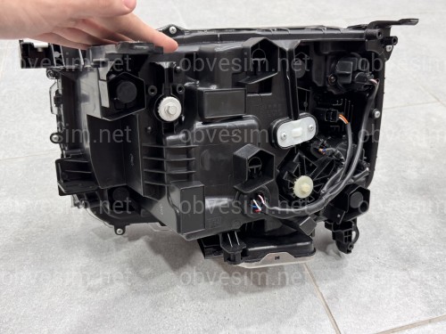 Фары ROUND LED Toyota Land Cruiser Prado 250 2024-, комплектные с блоками 2 шт. для замены простых фар в круглые