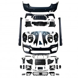 Комплект обвеса M5 ШИРОКАЯ ВЕРСИЯ для BMW 5 series F90 / G30 2020-2024 ( крылья, подкрылки, бампера в сборе, пороги)