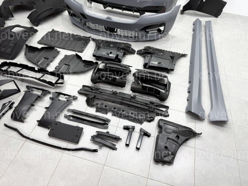 Комплект обвеса M5 ШИРОКАЯ ВЕРСИЯ для BMW 5 series F90 / G30 2020-2024 ( крылья, подкрылки, бампера в сборе, пороги)