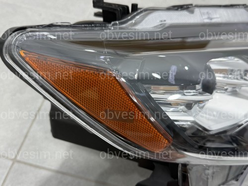 Правая фара Full LED 2 линзы ХРОМ для Nissan Rogue 32 2017-2020