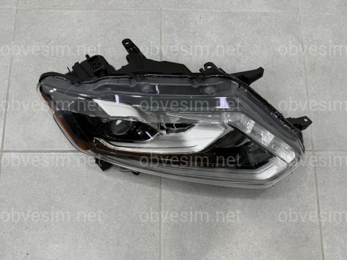 Правая фара Full LED с линзой для Nissan X-Trail 32 / Rogue 2014-2016
