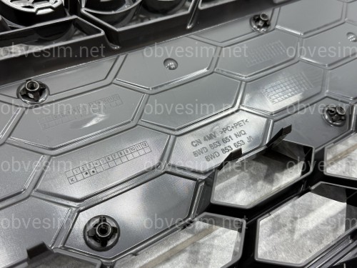 Решетка радиатора S-Line для Audi A4 B9 2020-2023, цвет черный